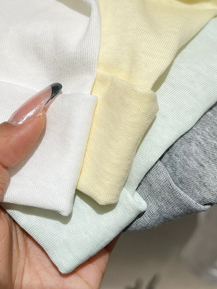 Gray letter printed long-sleeved T-shirt for women in summer, slightly translucent, unique and chic loose top, sun protection cover-up, trendy