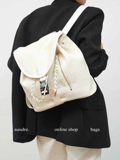 Auudre Simple Casual Backpack for Women, 2026 New Summer Fashion Small Backpack, Travel Bag, Schoolbag