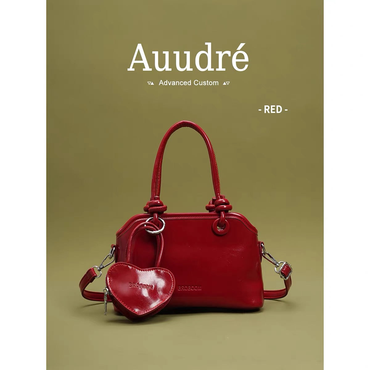 Auudre elegant and chic pink tote bucket bag for women, new 2026 style, perfect for commuting, crossbody, shoulder bag, or underarm bag.