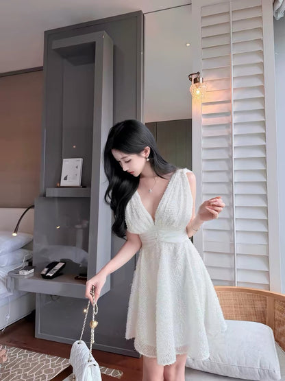 Ye Jia Nailah's "Lingyue Burning Flowers" Fully Custom Fabric Silk Patchwork Dress - Slimming Long Dress for Women