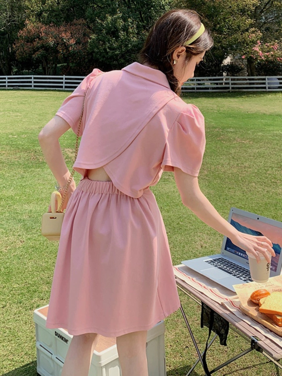 pink dress korean style Hanbok Korean Pink Dress Girls Areum Dress By Her Vogue Pretty Korean Style Princess, Fesyen Wanita, Pakaian Wanita, Gaun Rok Di Carousell