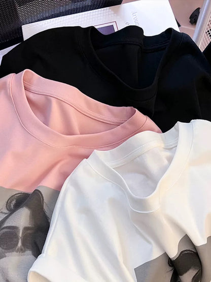 European small flying sleeve T-shirt women's short-sleeved 2024 new summer niche design unique waist pleated top
