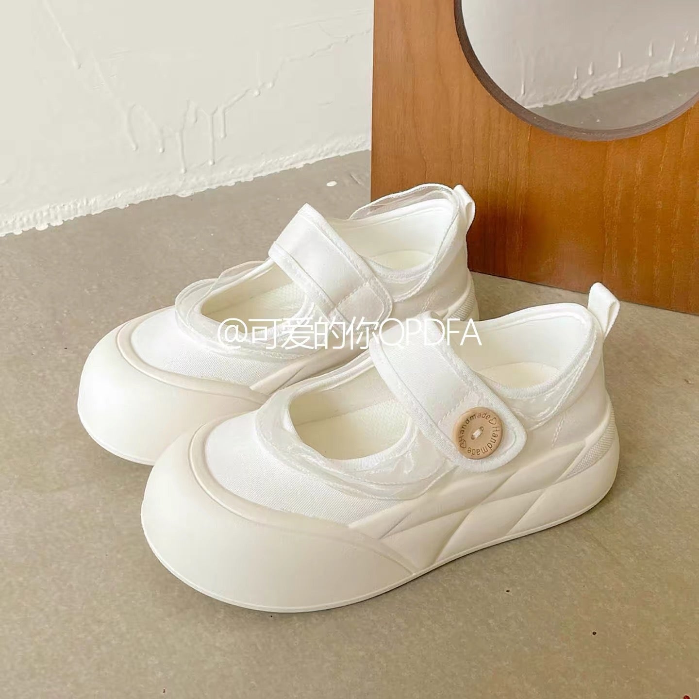 Cute Girl Women's Sports Sandals Summer 2026 New Style Velcro Mary Jane Bread Shoes Student Platform Shoes