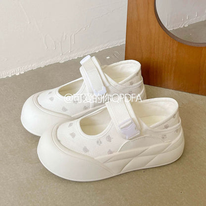 Cute Women's Sports Sandals Casual Shoes 2026 New Style Hot Selling White Sneakers Skate Shoes Versatile Niche Style