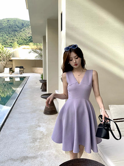 Syeee Minuet V-neck tank top women's summer new sexy and fashionable w –  Lee Nhi Boutique