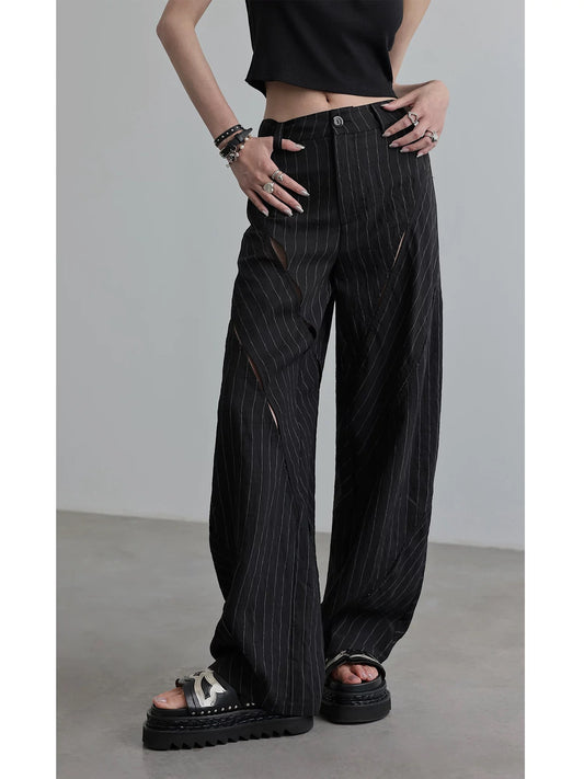 Mrs. Chen CHENTAITAI x No Illusion Tie-Down Trousers