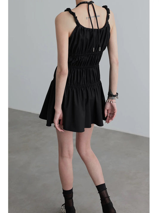 Mrs. Chen CHENTAITAI x No Illusion Wrinkled Slip Dress