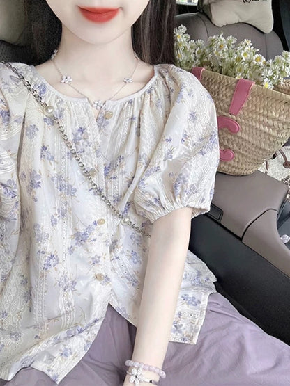 Summer match a complete set of 2025 age-reducing wear high-end new Chinese style fashion temperament small fresh two-piece suit