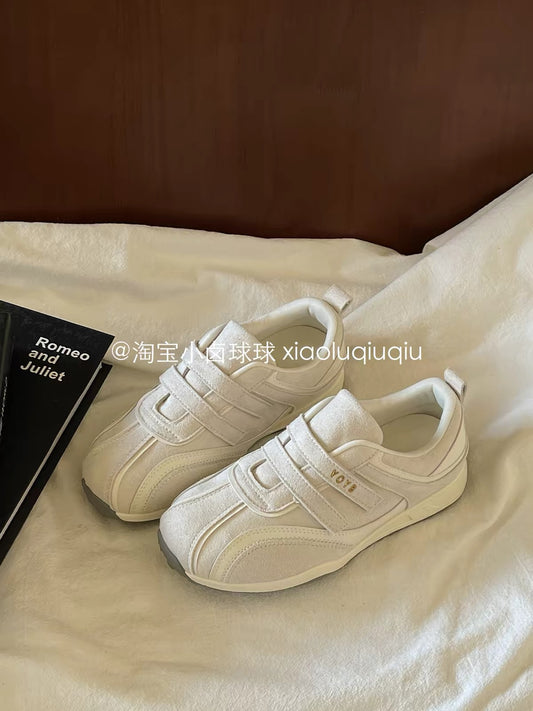 Xiao Lu Qiuqiu Women's Platform White Sneakers – 2026 New Style Skate-Style Casual Shoes, Perfect for Pairing with Wide-Leg Pants