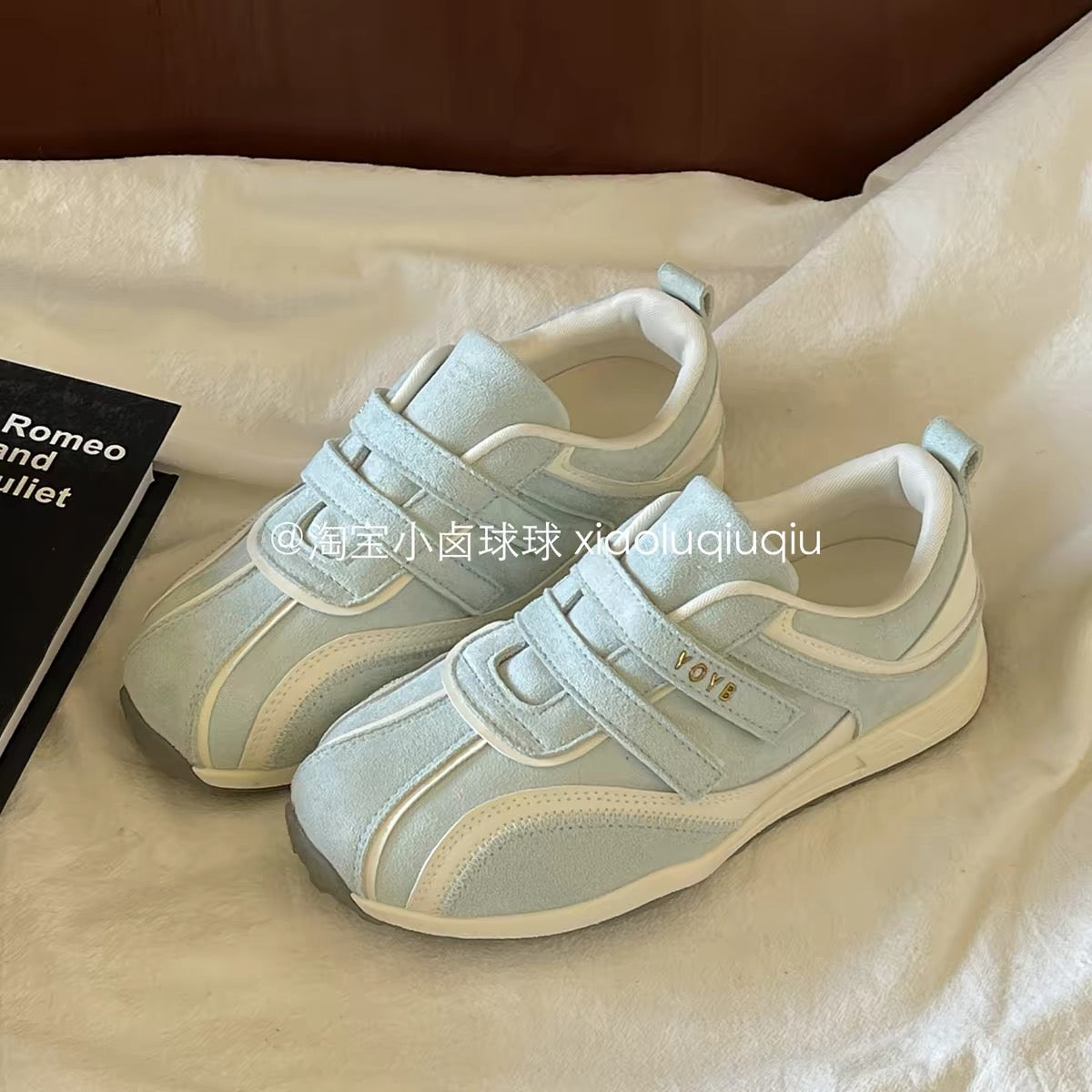 Xiao Lu Qiuqiu Women's Platform White Sneakers – 2026 New Style Skate-Style Casual Shoes, Perfect for Pairing with Wide-Leg Pants