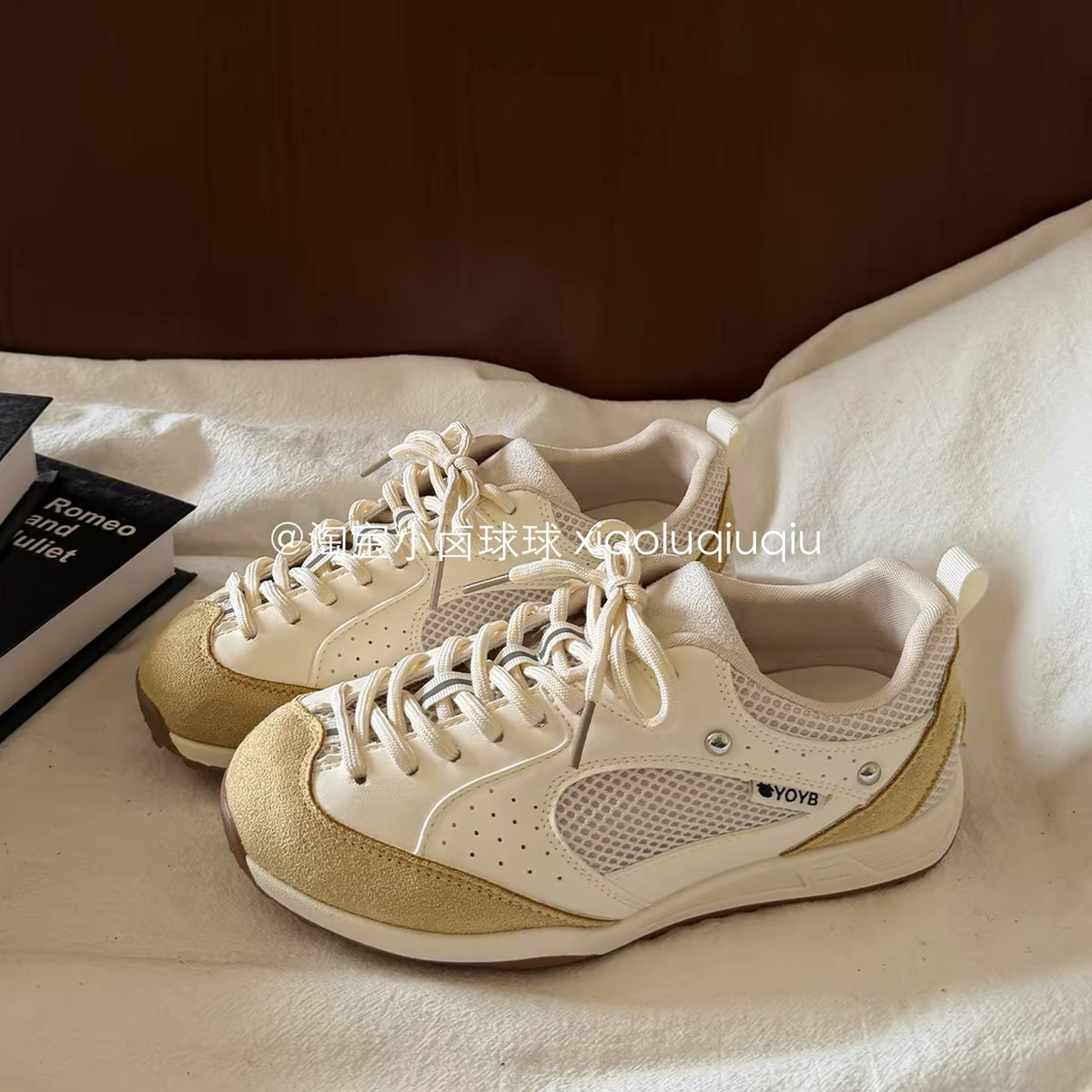 Xiao Lu Qiuqiu Women's "Forrest Gump" Style Platform Sneakers – New Summer 2026 Collection – Versatile Casual Low-Top Shoes