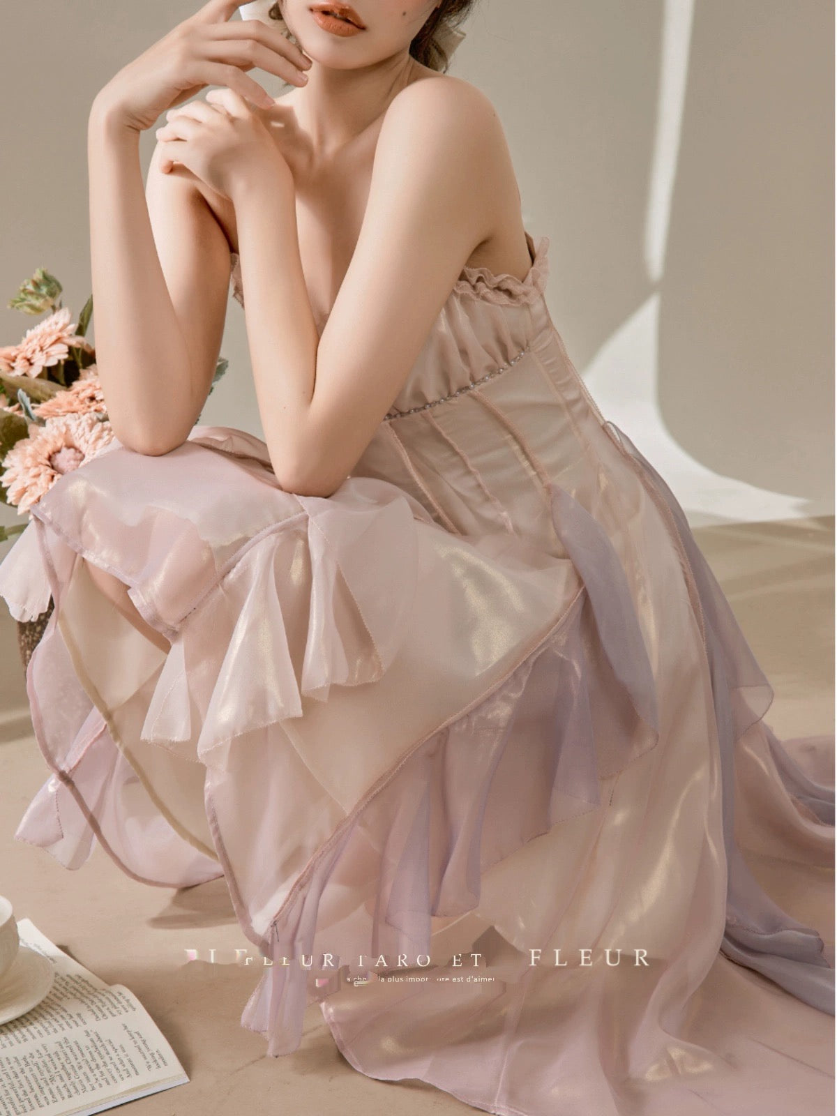 chinese dress ladies Wedding Party dress prom gown Front short long back Dresses –  winsomesboutique main image 1