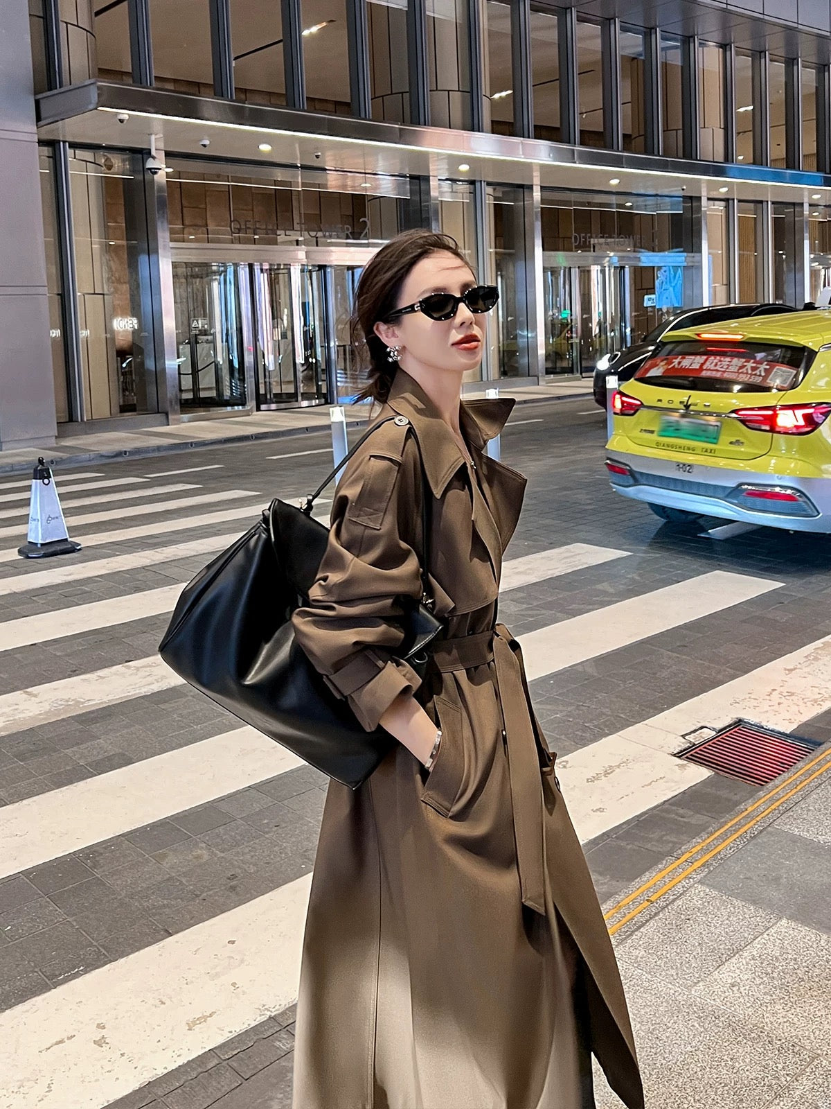 Windbreaker coat women's mid-length 2024 spring and autumn new style this year's popular Korean style loose casual coat