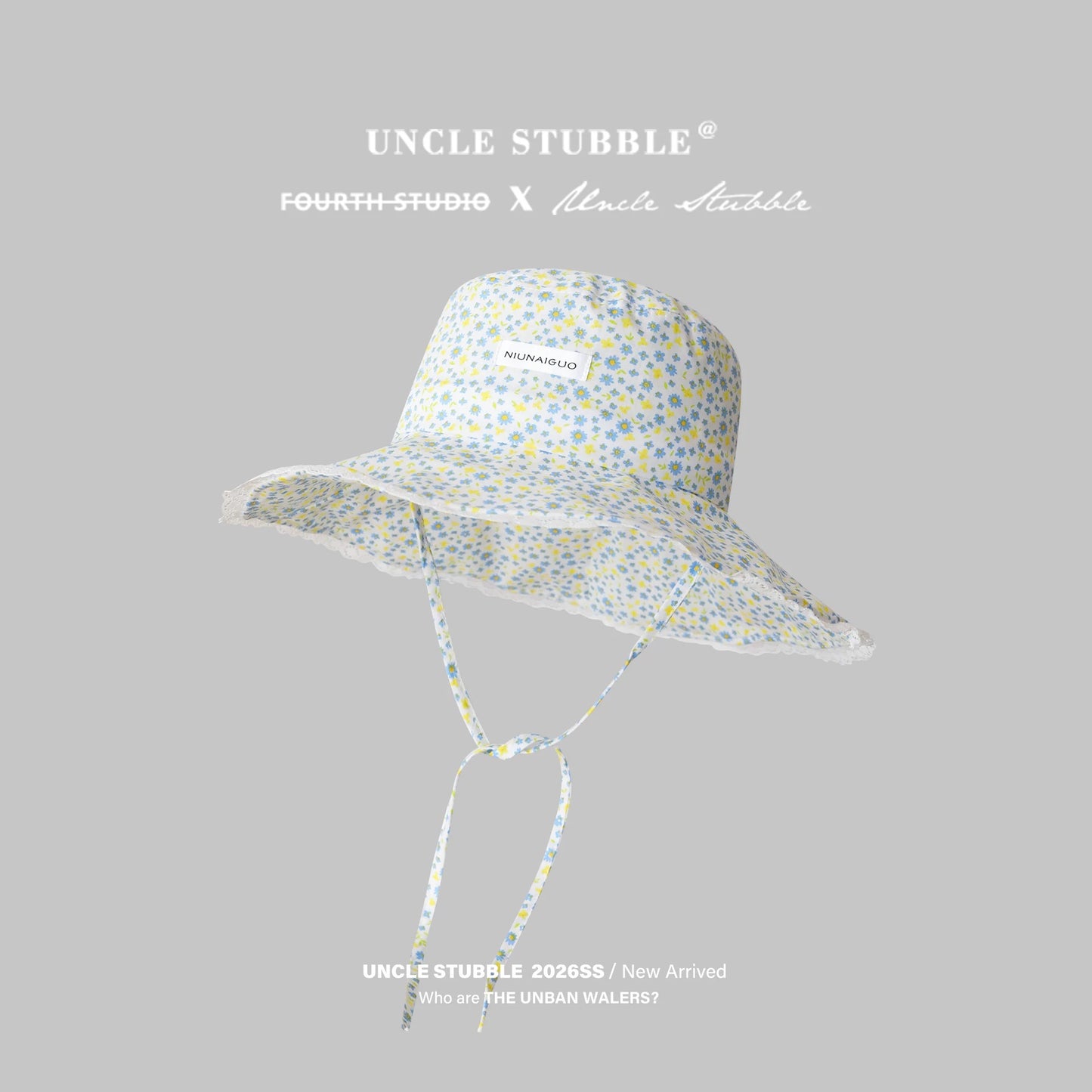 French-style floral fisherman's hat, thin, wide brim, sun protection hat for women, sweet lace pink sun hat.