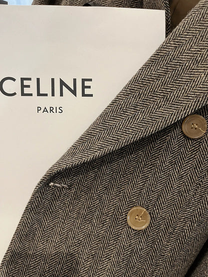 Korean style Korean style suit jacket for women off-season autumn and winter new herringbone pattern commuting temperament winter style high-end