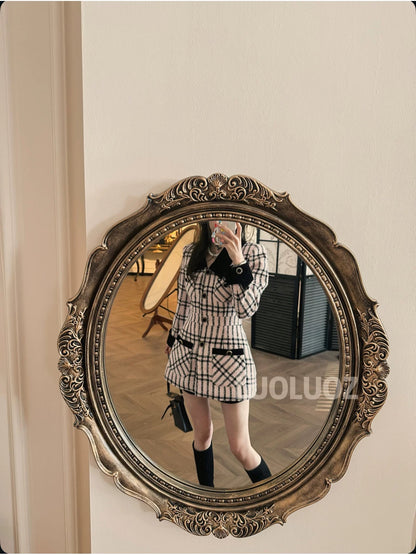 LUOLUOZ [Moon Lover] Exquisite Down and Sheep Wool Two-Piece Set JF1077