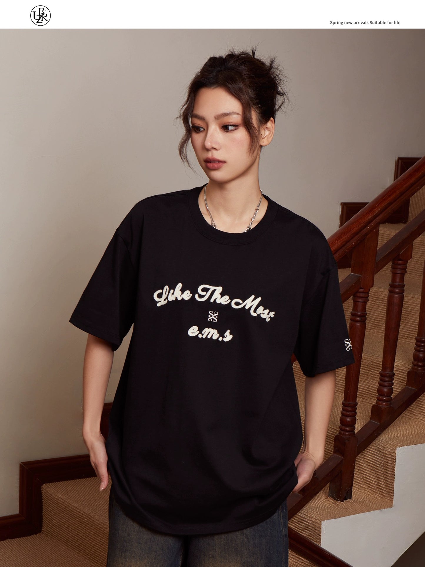 Beikastudios burgundy short-sleeved T-shirt women's summer American retro heavyweight 280G pure cotton loose half-sleeved tee