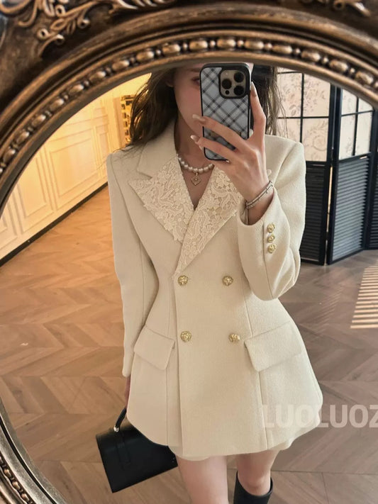 LUOLUOZ【Cloud-woven Moon】High-end, elegant goddess-style two-piece set (top and pants) CC253