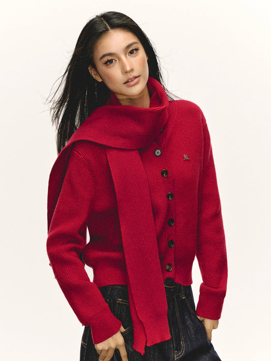 Ariseism American retro comfortable loose short cardigan sweater for women autumn and winter new style