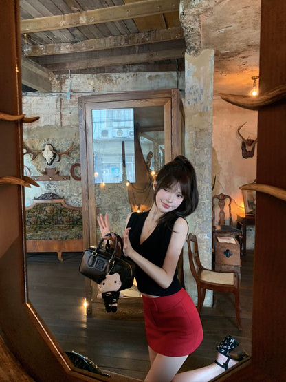 CHICYOU black thick-heeled waterproof platform full of diamonds, versatile and slimming summer new thick-soled small fragrant high-heeled sandals for women