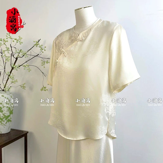 [Qingyu] New Chinese style with dimples - New Chinese style fashion temperament tops - 63/347