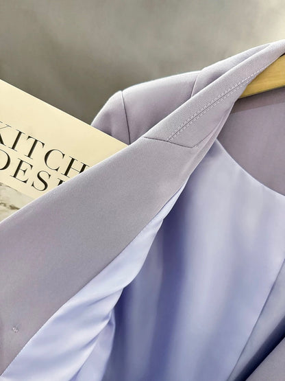 Violet street British style super good-looking suit jacket for women 2024 new spring and autumn high-end professional small suit