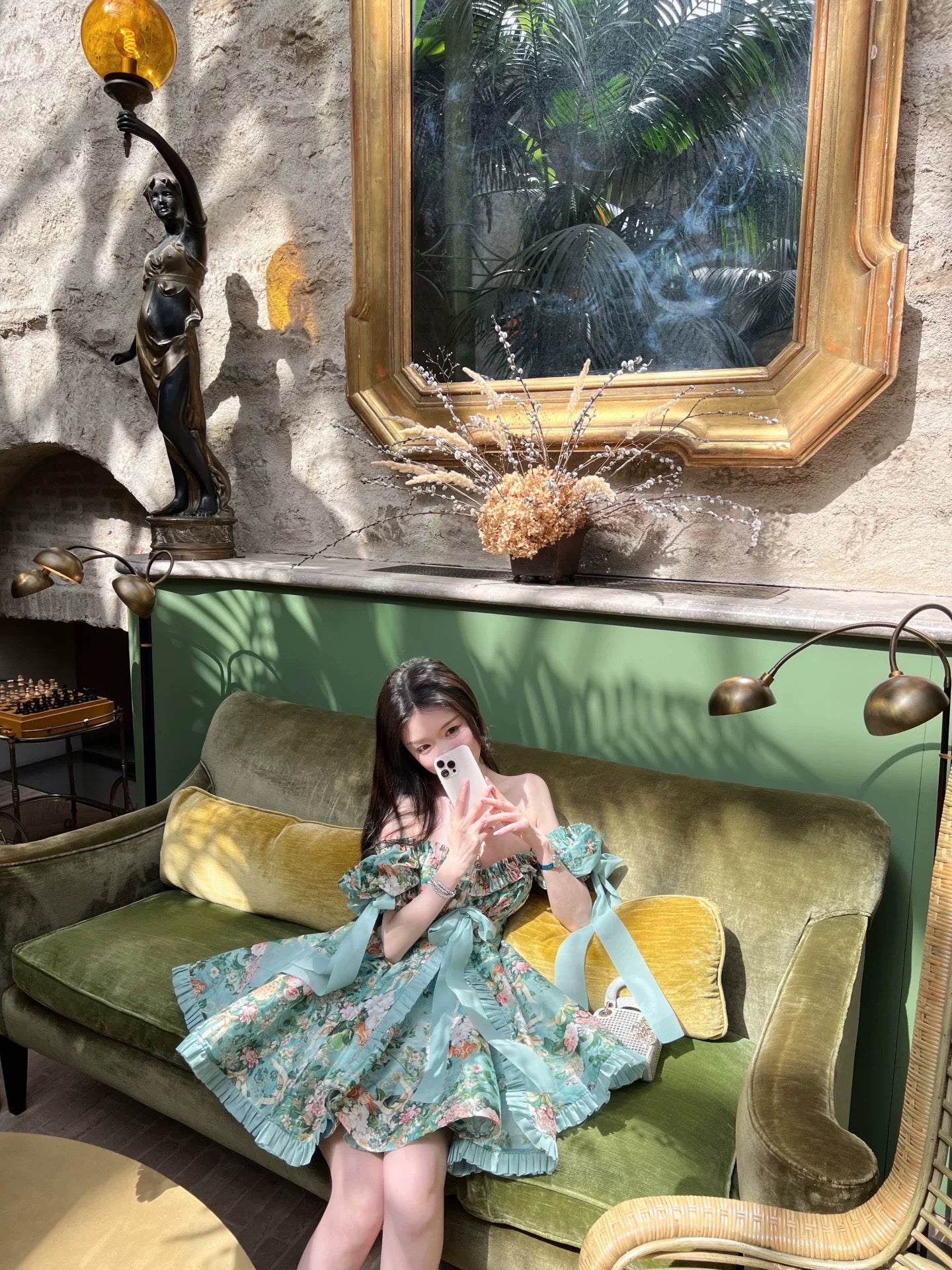 【Lolita】Bear's Private Clothing: Heavy-duty custom-made printed ruffled ribbon boning dress with three-dimensional puffy design.