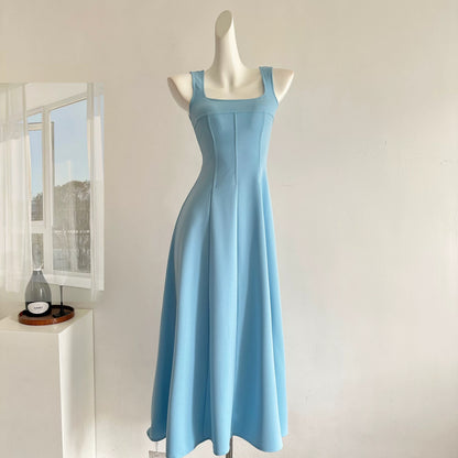Miyou homemade 2025 new Chinese style national style Jingluo female French temperament suspender dress female spring slim long skirt
