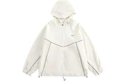 ICH MODE breathable and light upf50+ anti-UV jacket outdoor hooded solid color versatile sun protection clothing for women trendy
