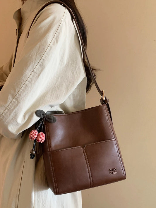 Chio2nd Meng Dongsen's 2025 Super Cute Tote Bag for Women, Winter Commuter Handbag/Shoulder Bag