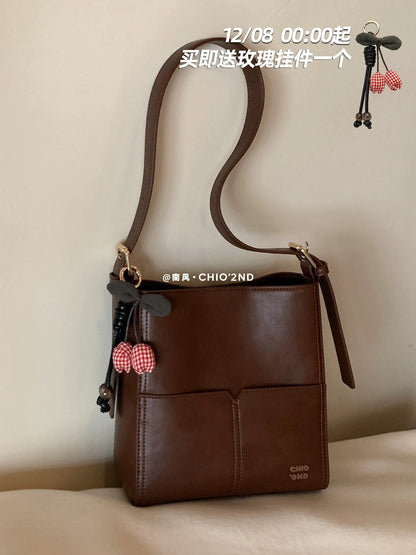 Chio2nd Meng Dongsen's 2025 Super Cute Tote Bag for Women, Winter Commuter Handbag/Shoulder Bag