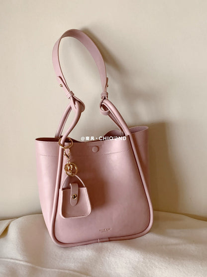 Chio2nd Film Time Tote Bag for Women, Simple, Versatile, and Stylish Basket Shoulder Bag