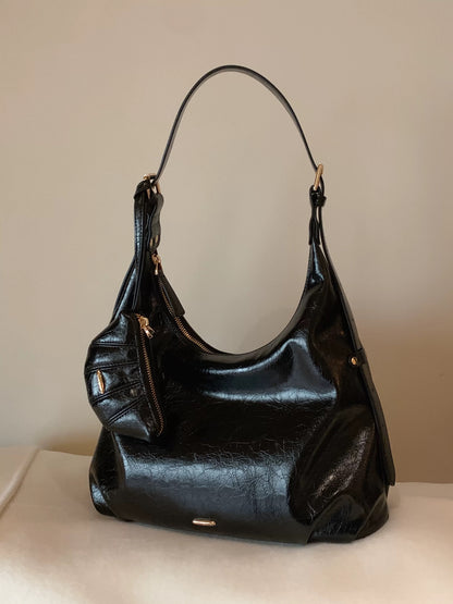 Chio2nd Autumn Leaves Story Tote Bag for Women, Winter Shoulder Bag, Hobo Handbag, Commuter Crossbody Bag