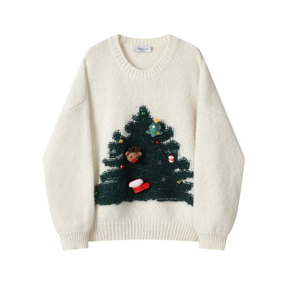 XinmonLee this year's popular beautiful sweaters knitted sweaters autumn and winter women's high-end temperament Christmas bottoming shirts