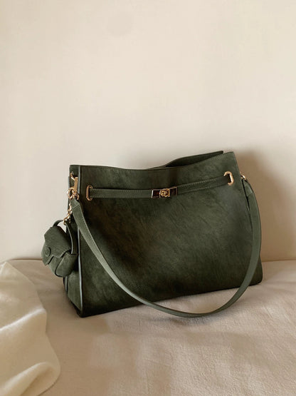 Chio2nd Foggy Moon Theater Tote Bag for Women, Large Capacity, 2025 New Style, Commuter Bag, Shoulder Bag/Crossbody Bag