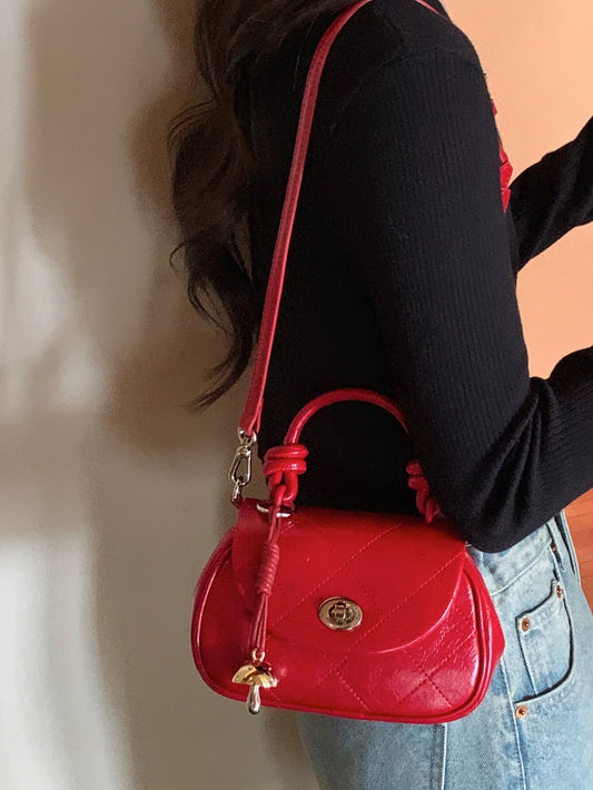 Chio2nd Cloudberry Rose Summer Handbag for Women, 2025 New Style, Super Popular, Exquisite Textured Crossbody Bag for Women