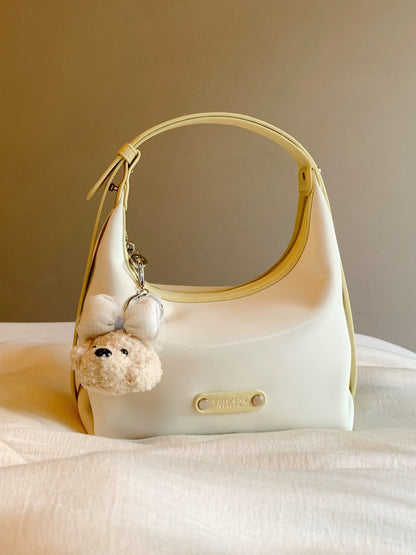 Chio2nd Mangmang Coconut Island Tote Bag, Women's Handbag, 2025 New Autumn/Winter Shoulder/Crossbody Bag