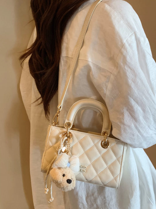 Chio2nd Bach Echo Lady Dior Quilted Handbag for Women, High-End Shoulder/Crossbody Bag