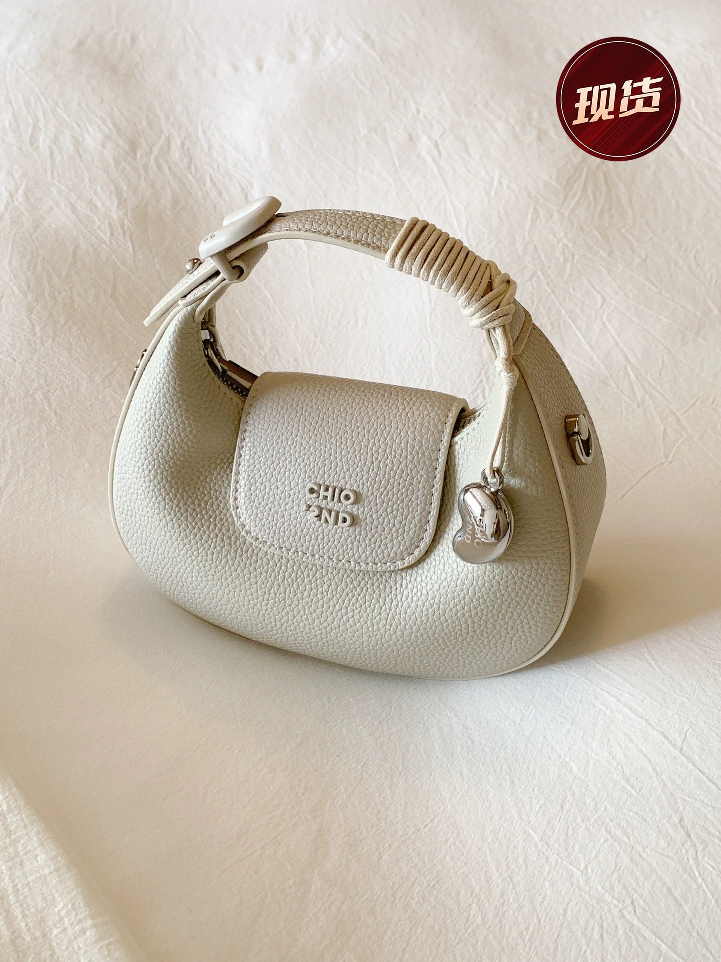 Chio2nd Shop Owner's Original Genuine Leather Roland Chronicle Crescent Handbag for Women, Shoulder Bag/Crossbody Bag