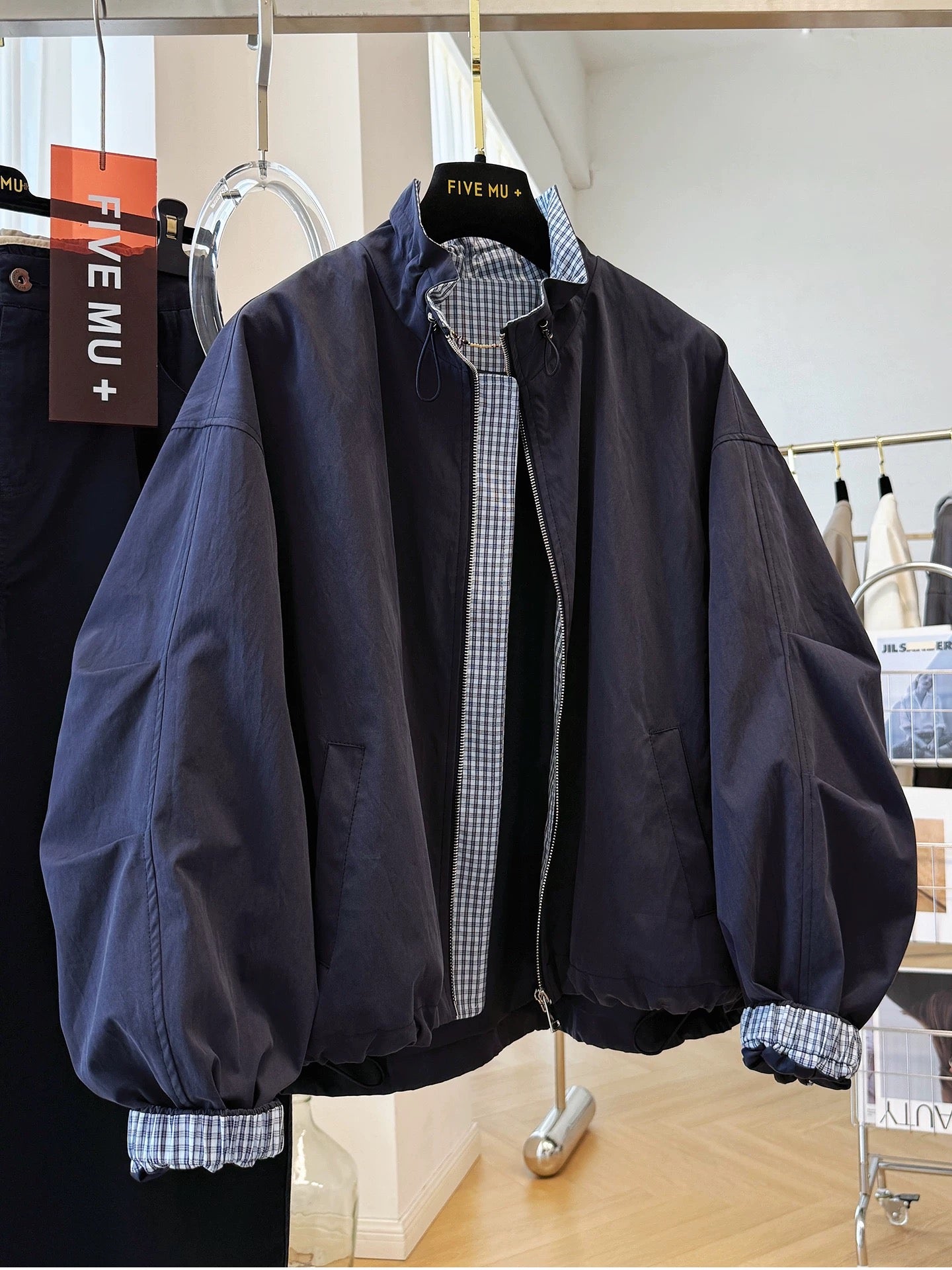 Korean style early autumn unique and beautiful coat Korean style Korean style casual short workwear jacket windbreaker women