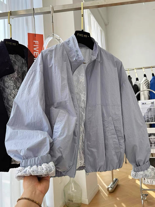 Spring women's clothing 2025 new style unique and beautiful early spring Korean jacket super beautiful this year's popular Korean jacket