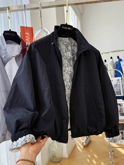 Spring women's clothing 2025 new style unique and beautiful early spring Korean jacket super beautiful this year's popular Korean jacket