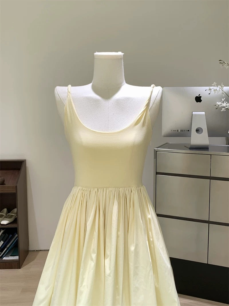 Duolaimei French art suspender skirt elegant ballet skirt tutu skirt annual meeting long skirt dress