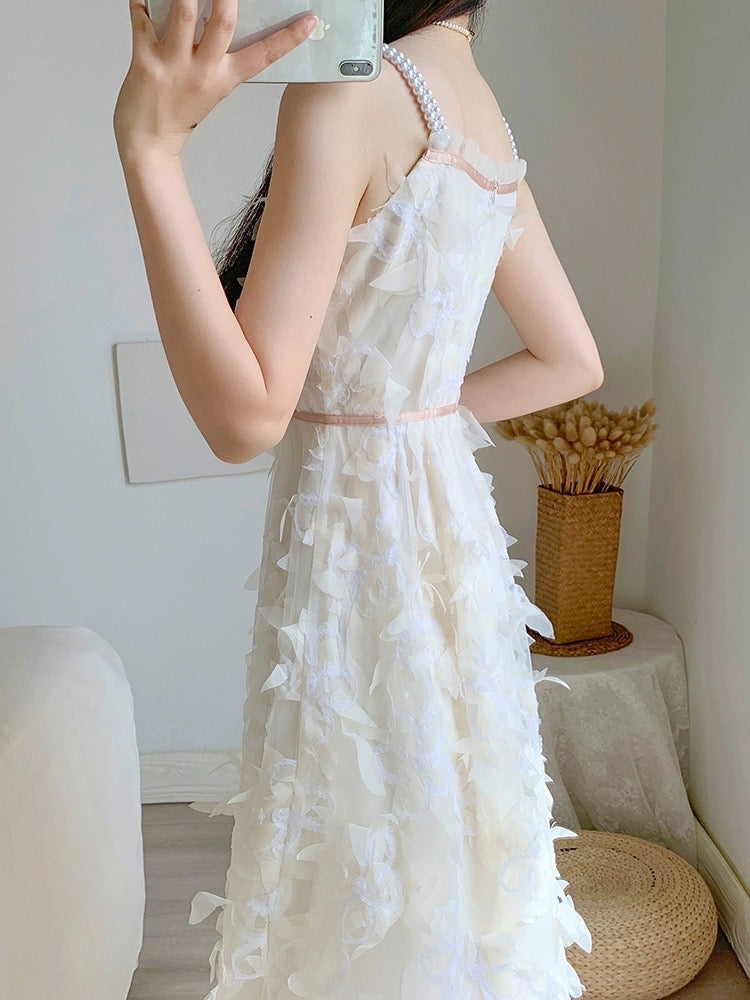 2024 new summer women's skirt, super fairy and sweet fairy skirt, gentle style, slimming suspender dress