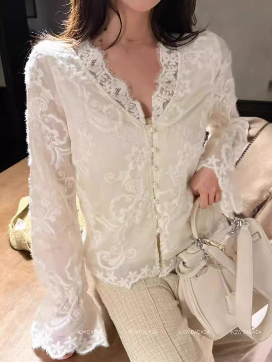 Lida NEW DADADA Women's Shirt – Playful & Chic. A sophisticated, stylish new spring piece with a youthful, upscale vibe.