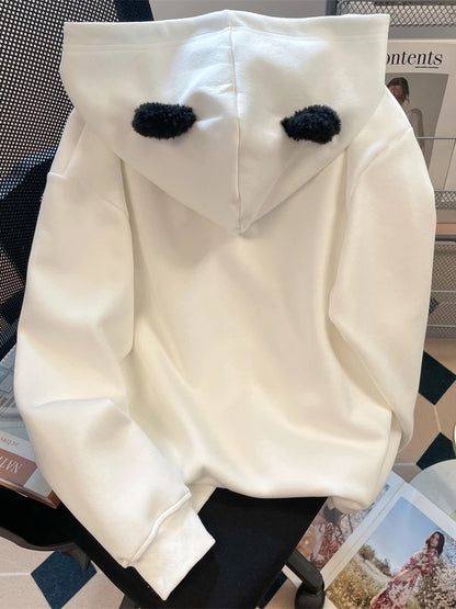 Super stylish plaid patchwork sweatshirt with a faux two-piece design, perfect for autumn and casual wear, ideal for art students.