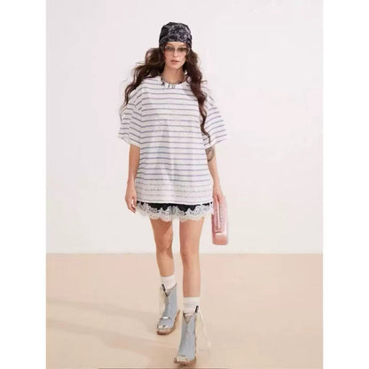 Xibeier Spot [Hangzhou North Sakura] Welfare 06.07 Short Sleeve 73312 Run Order Restriction