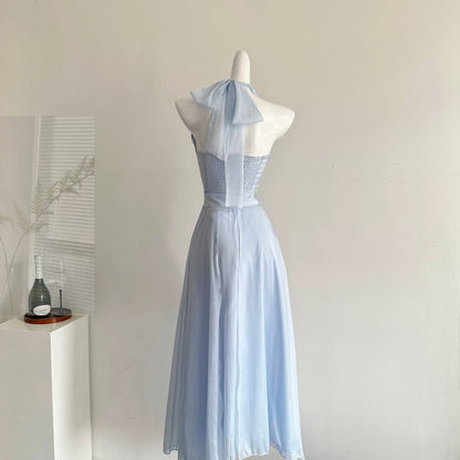 Youni's DIY Muse Cupid Halter Neck Fairy 3D Floral Multi-Panel Dress/Resort Dress