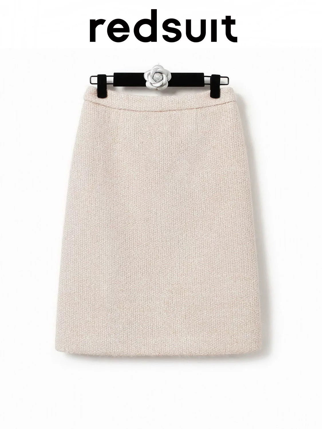 redsuit French style age-reducing fashion temperament casual small Chanel style top slim mid-length skirt suit