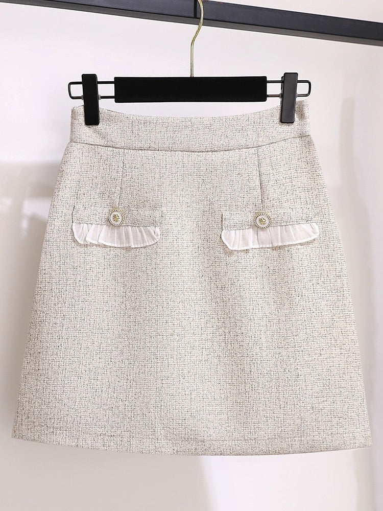 Xiaoxiangfeng suit skirt for women in summer 2024 new summer dress to match a small person to make him look taller, a complete two-piece set